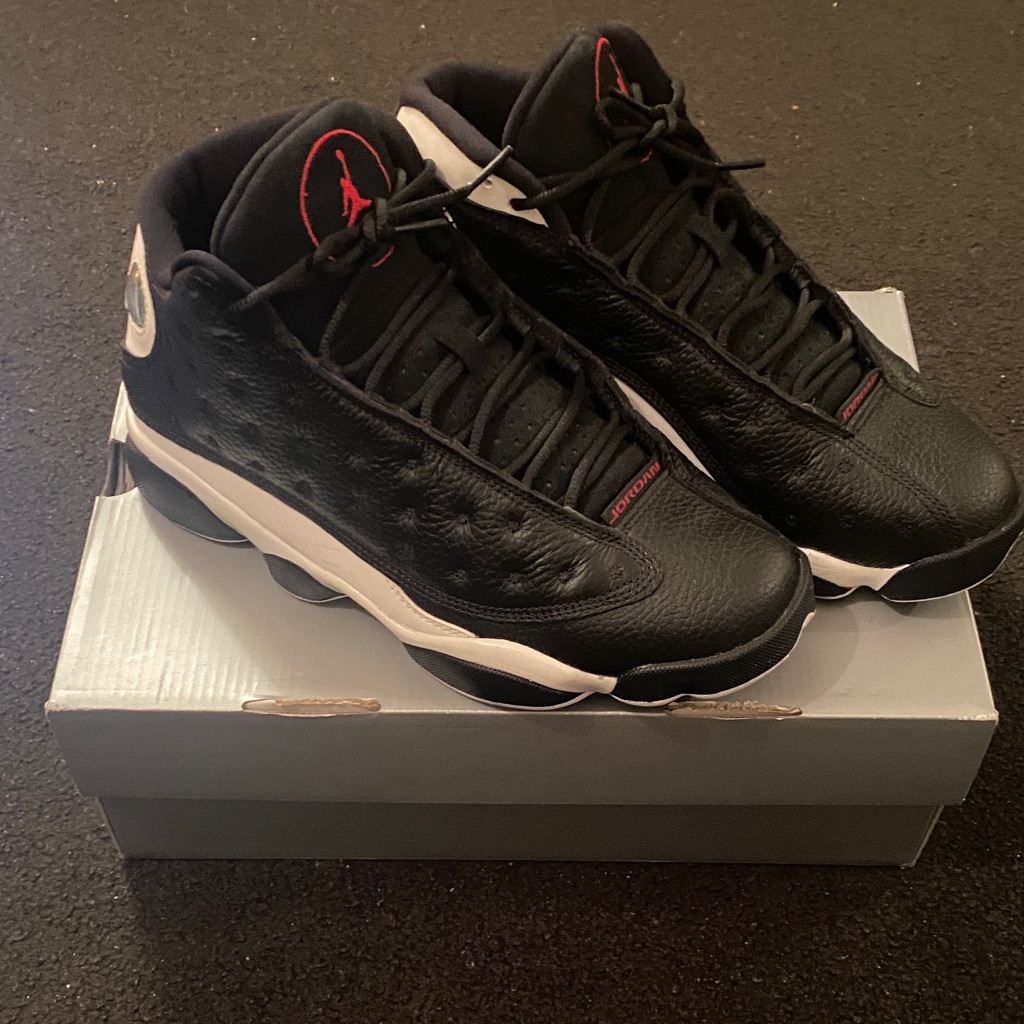 Air Jordan 13 Retro Black/White Gym Red